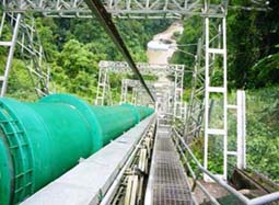 STAIRWAY ALONG THE PENSTOCK